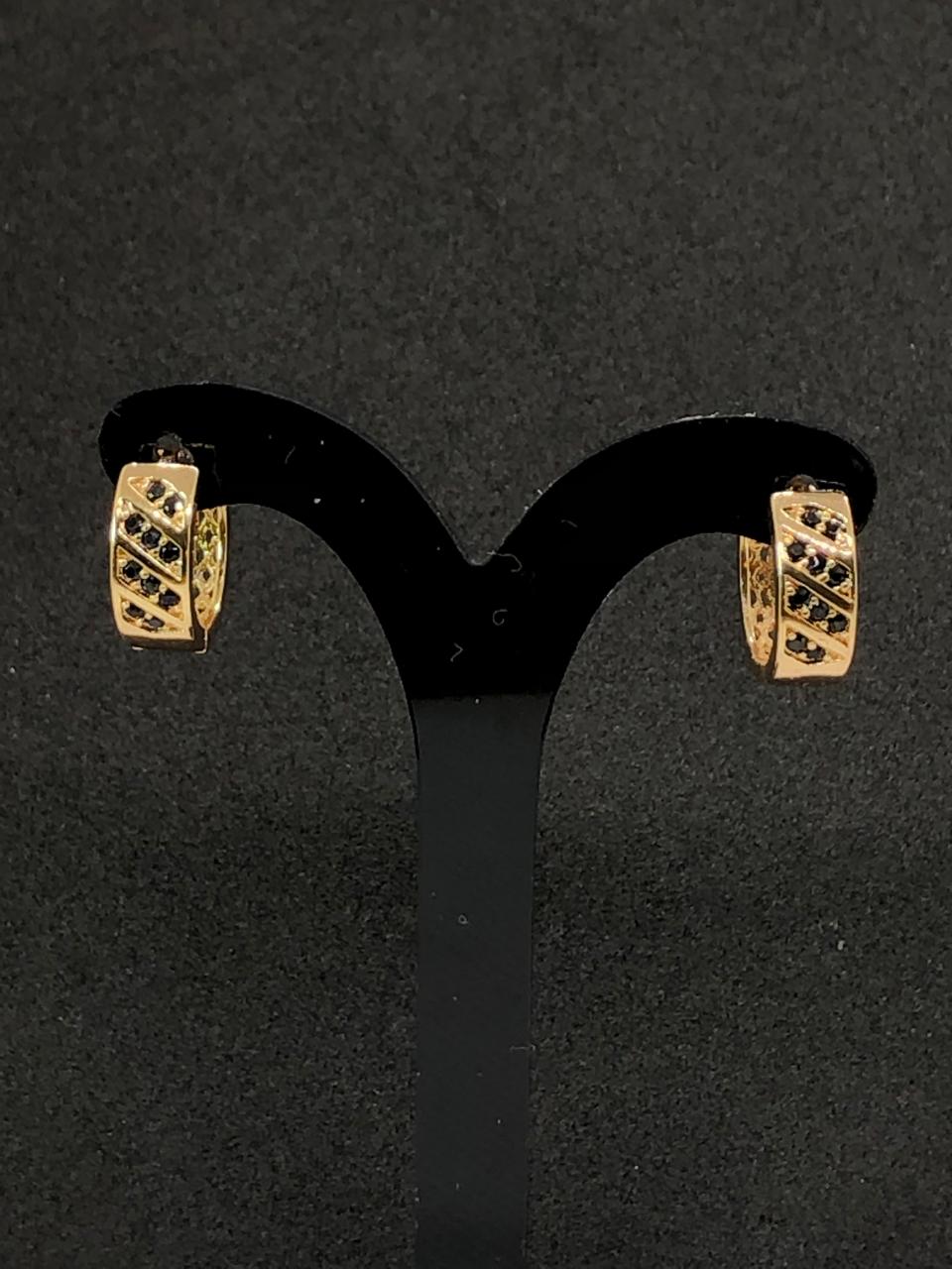 Black Brilliance Earrings